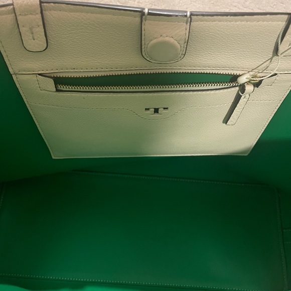 Tory Burch Perforated Logo Tote - Picture 7 of 9